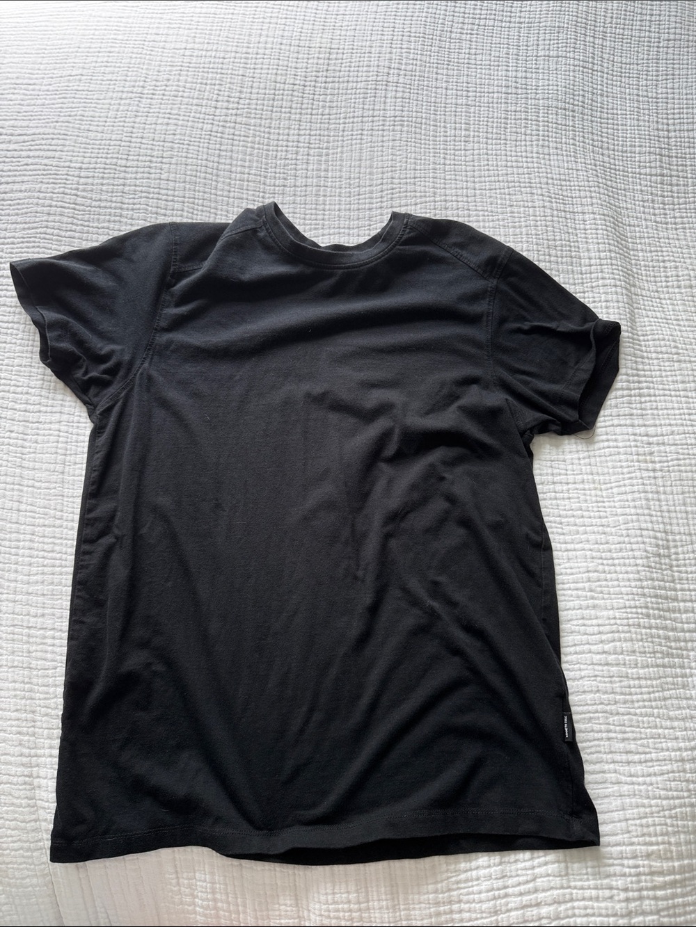Kenneth Cole Men's Black Crewneck Short-Sleeve T-Shirt